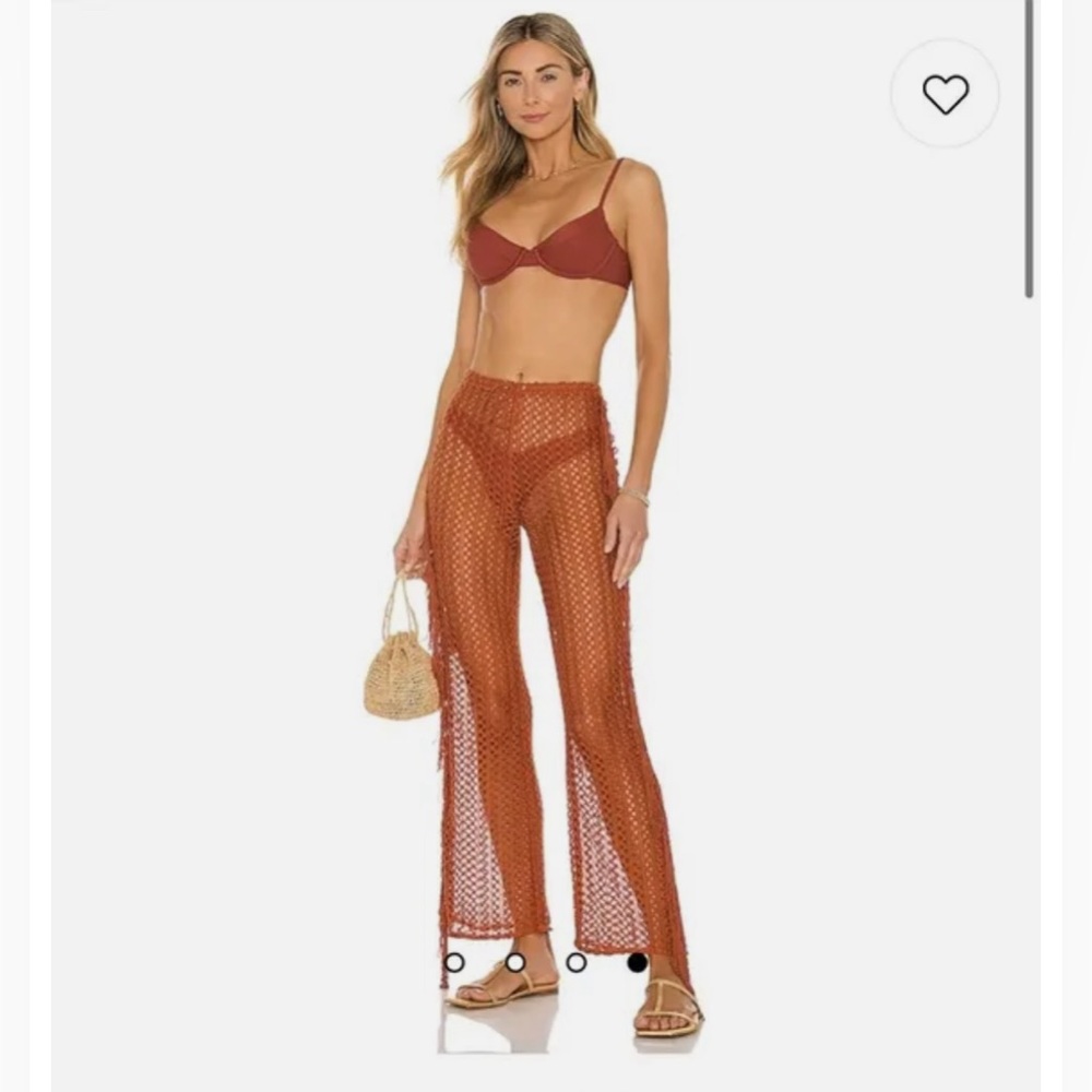 Camila Coelho Kira Cover up pants fringe